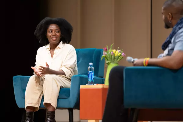 Author Yaa Gyasi and local artist Jabari Owens-Bailey