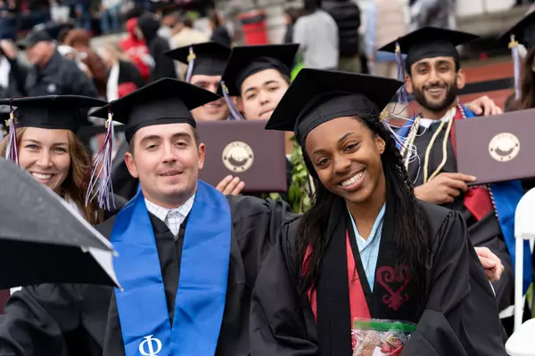 Students at the 2024 Commencement Ceremony.