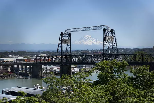 Tacoma Skyline with Mt. Rainier in the background.