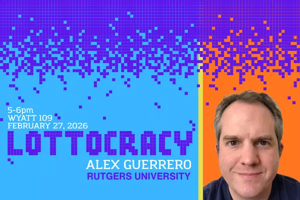 Lottocracy with Alex Guerrero event