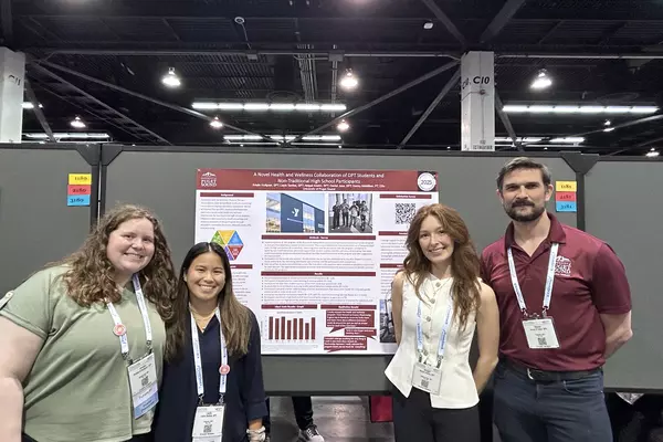 Kristin Hultgren (DPT'26), Layla Santos (DPT'26), Abi Koehn (DPT'27), Danny Jose (DPT'27)