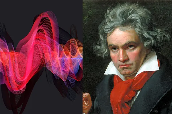 Illustration of Beethoven