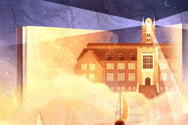 Student scholarships. Illustration by Daria Lada.