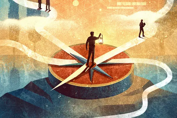Summer Research. Illustration by Daria Lada.