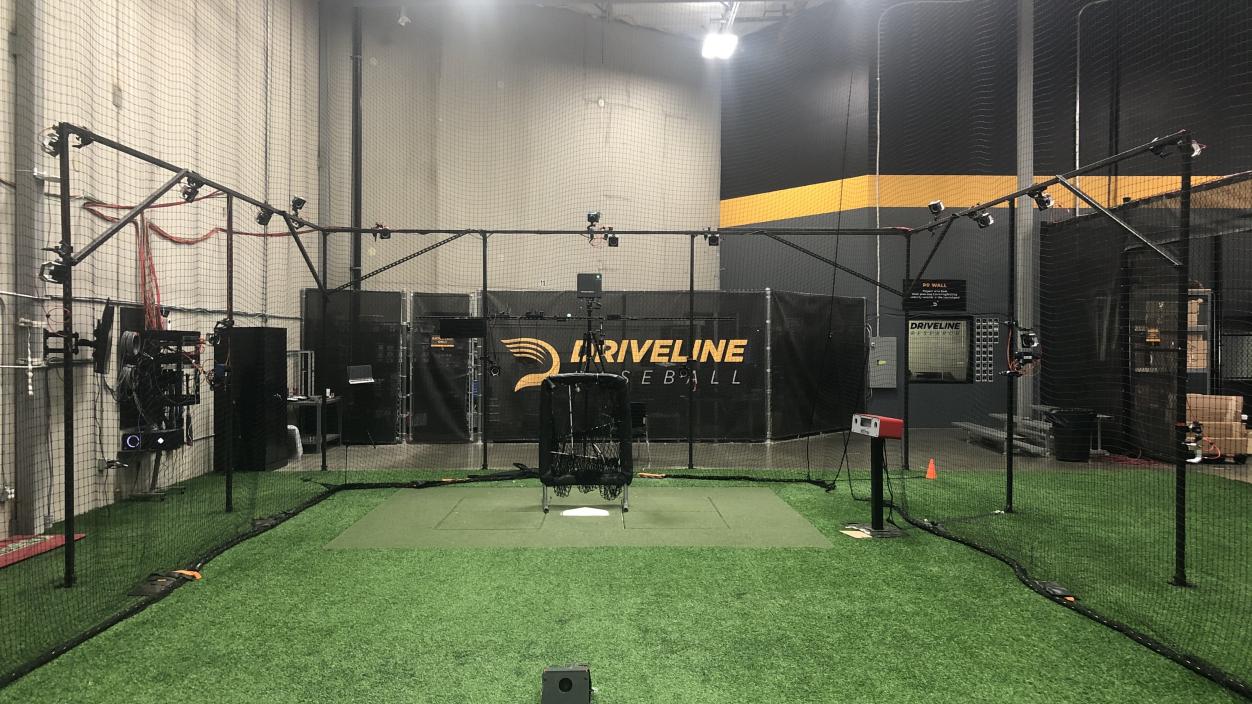 Driveline Baseball motion capture setup