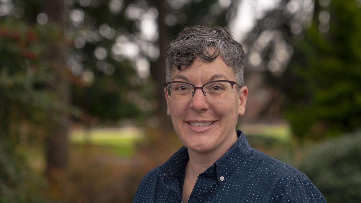 Associate Professor of English and Director of Gender and Queer Studies Laura Krughoff