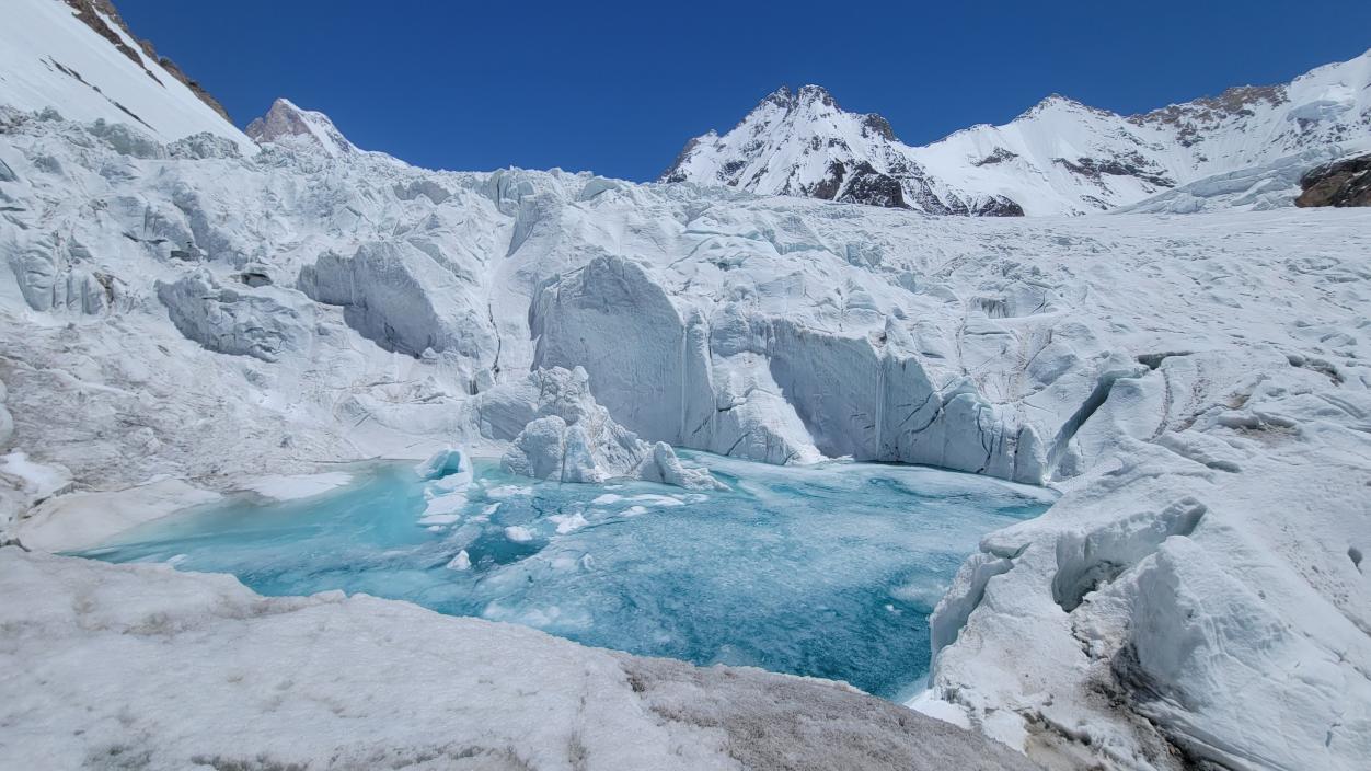 Glacial pool on K2.