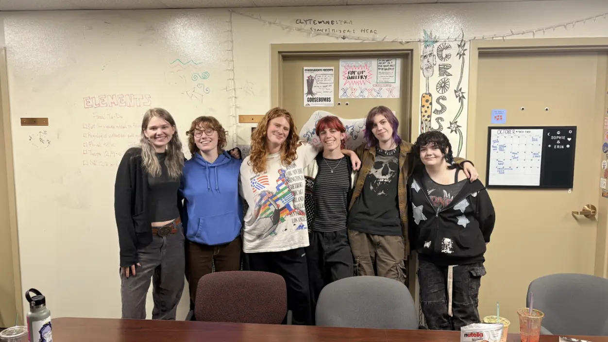 Crosscurrents Staff pose for a photo