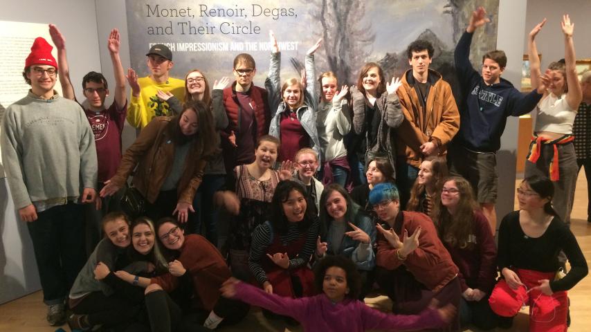 French Studies visit to the Tacoma Art Museum