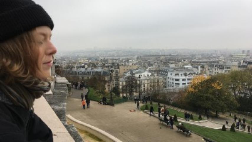 Sarah Johnson '19 studying abroad in Paris.