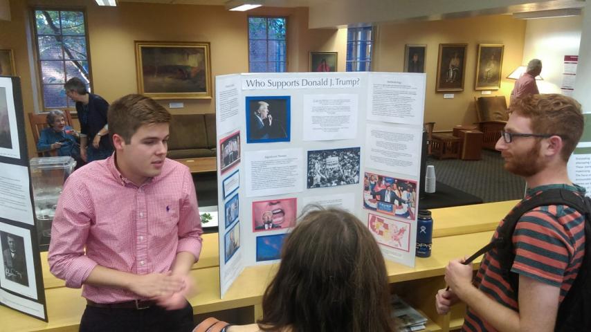 Mitchell Carlson '18 Presents on his Summer Research Award on Trump supporters