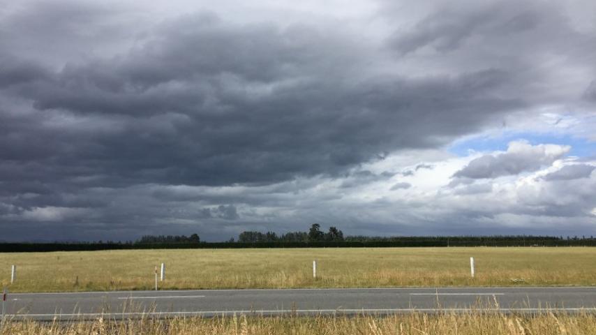 Stormy skies on the south island