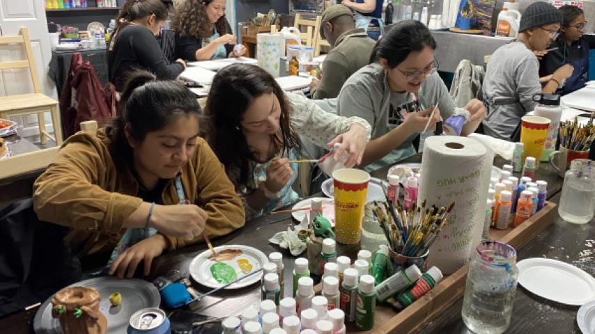 2020 Access Scholars Cohort Painting Party