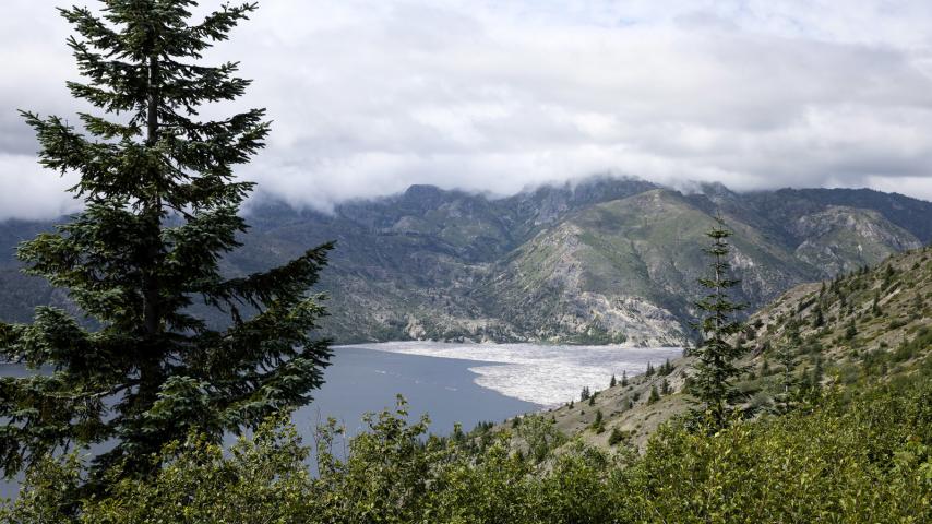 A view of Spirit Lake