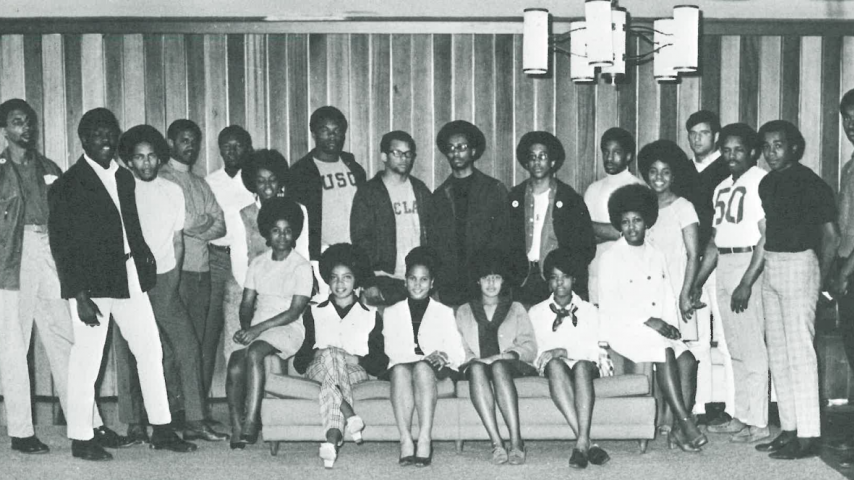 The first Black Student Union in the spring 1968