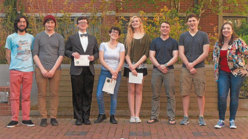 Graduating math/cs students from 2017.