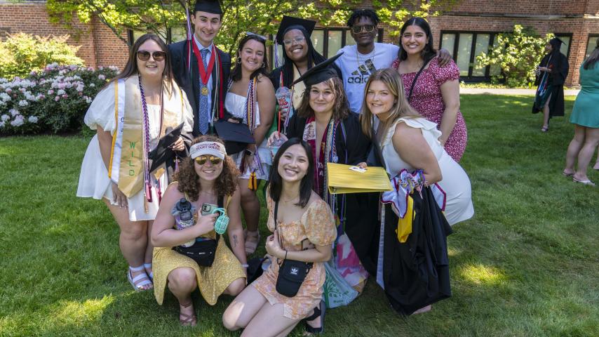 Fun group photos abound during Commencement!