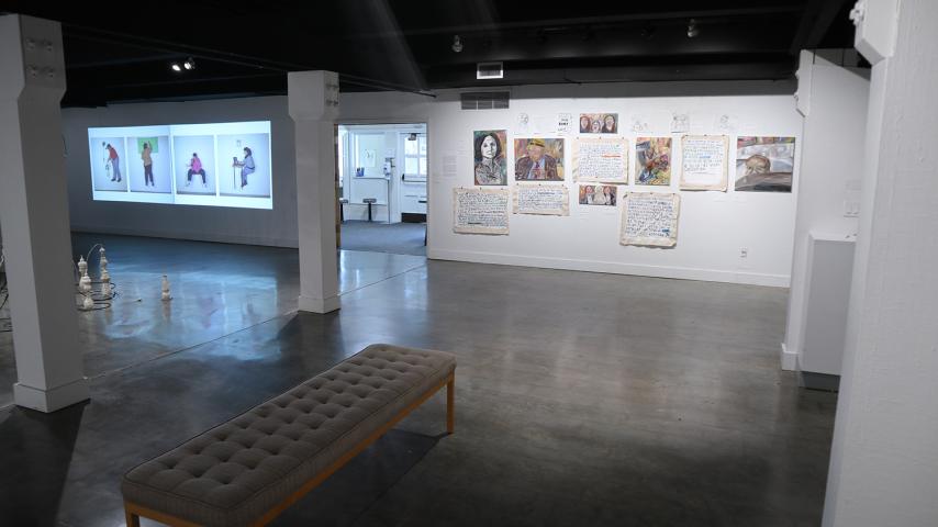 Gallery view of the 2023 Senior Exhibition