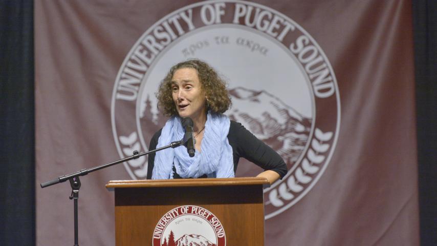 Nancy Bristow introduces Angela Davis at the 2014 RPNC 