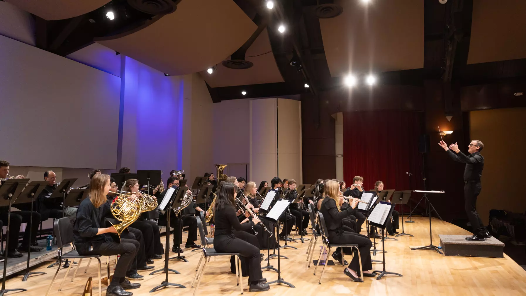 Wind Ensemble Rehearsal 