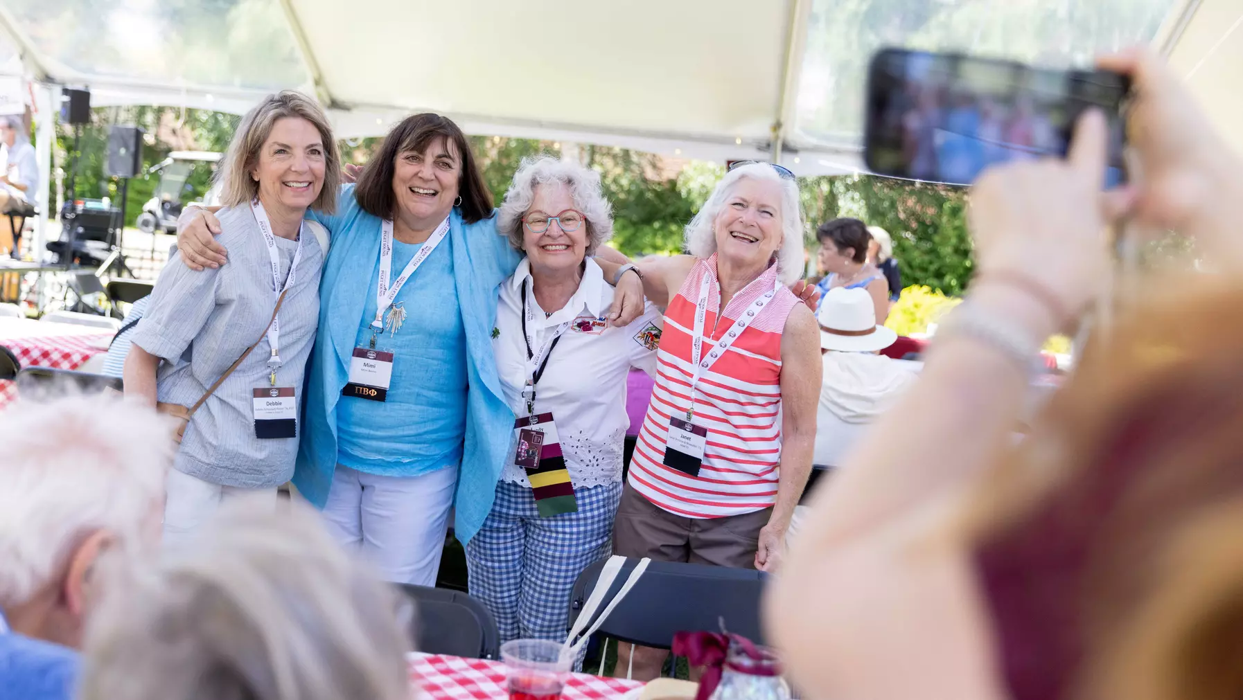 Having fun at the Logger BBQ