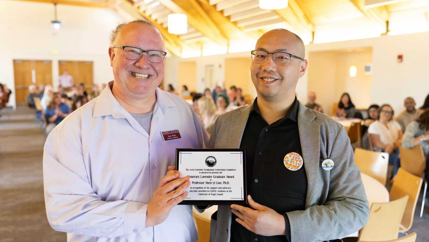 Honorary Lav Grad recipient Professor Sam Liao