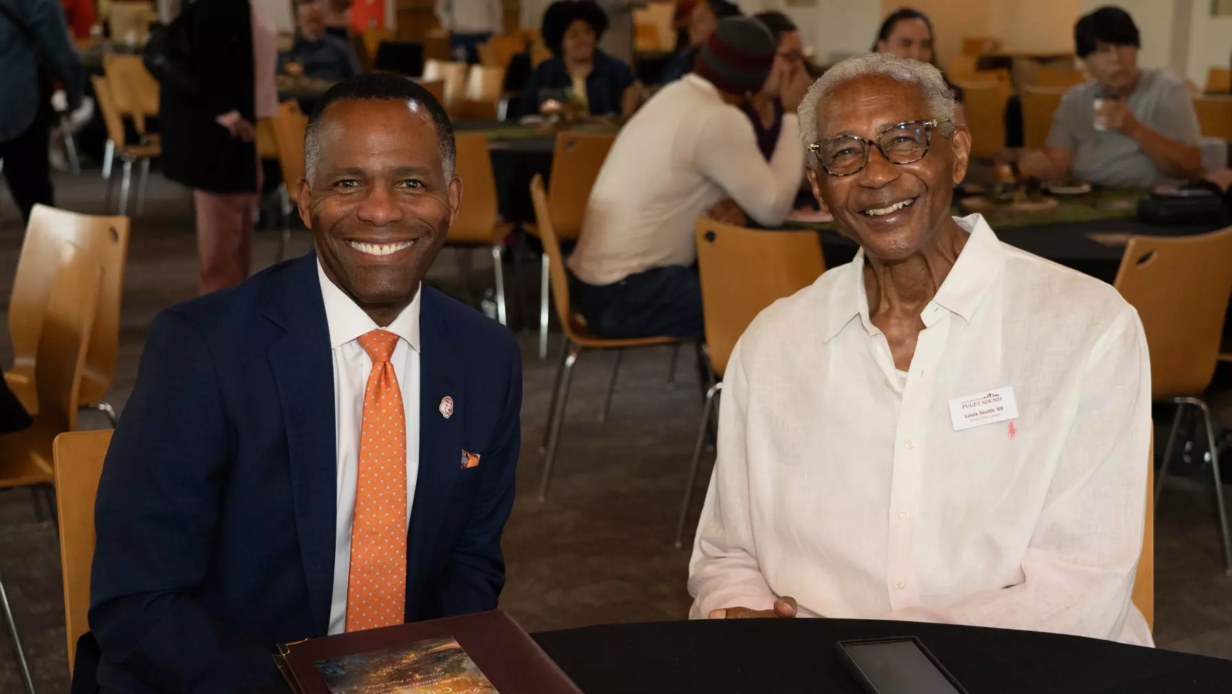 President Crawford and BSU President Louis Smith