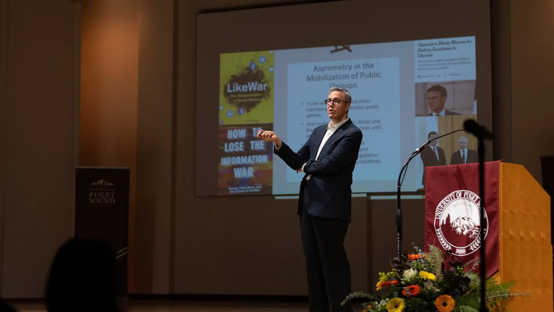 Professor Frank Pasquale delivers the Fall 2024 Susan Resneck Pierce Lecture in Public Affairs and the Arts on "AI vs. Democracy: Post-Truth Politics