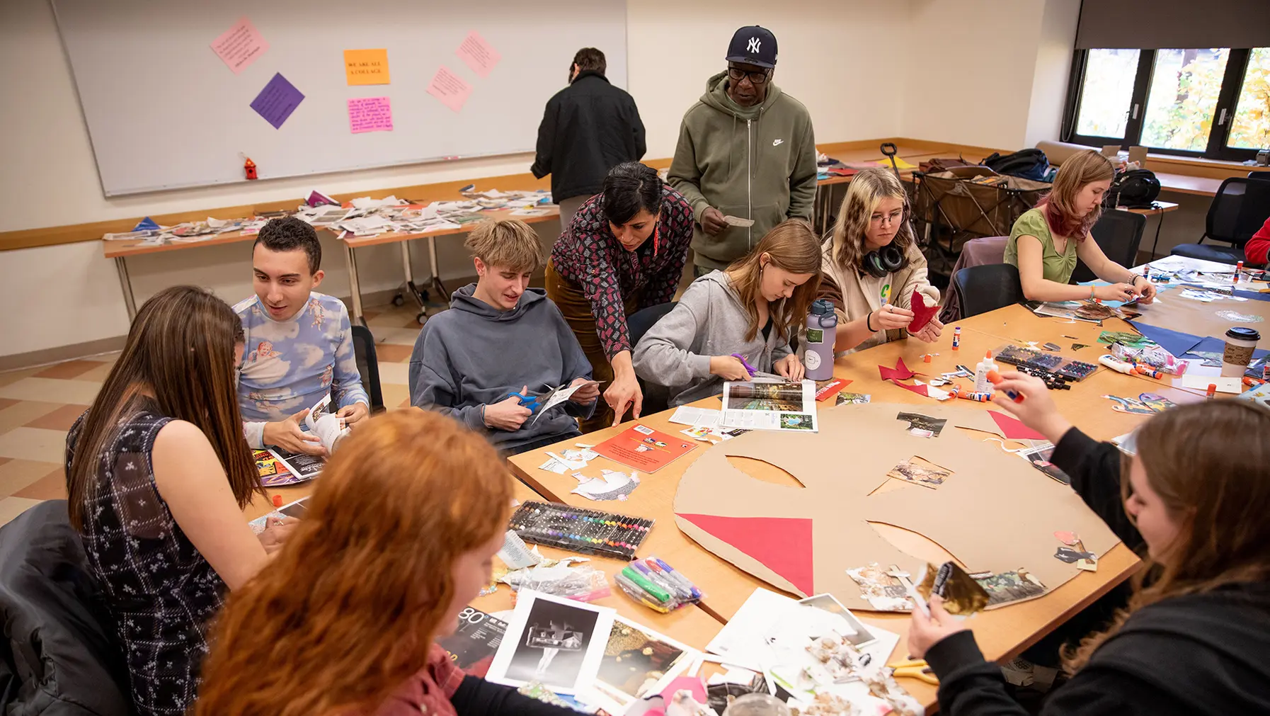 Harlem Reentry Theatre Residency class activity