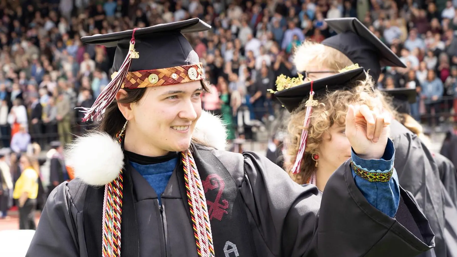 Faculty and students line up for Commencement 2026