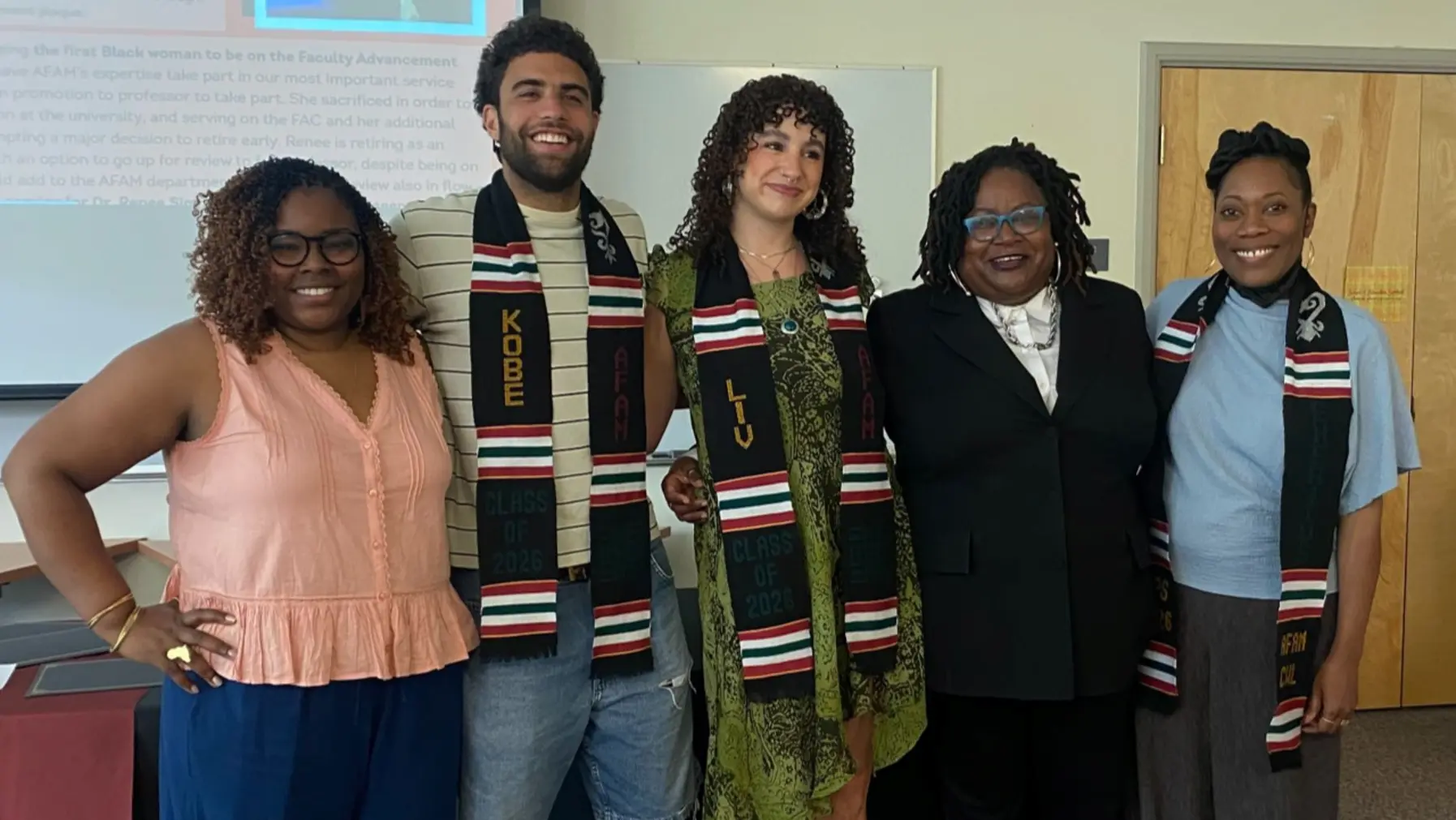 AFAM Grads with Faculty