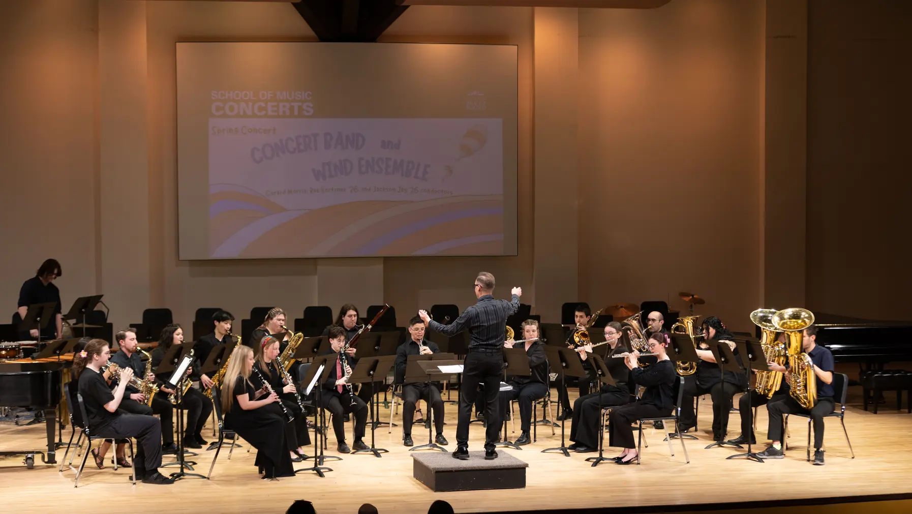 Concert Band performing in Spring 2026