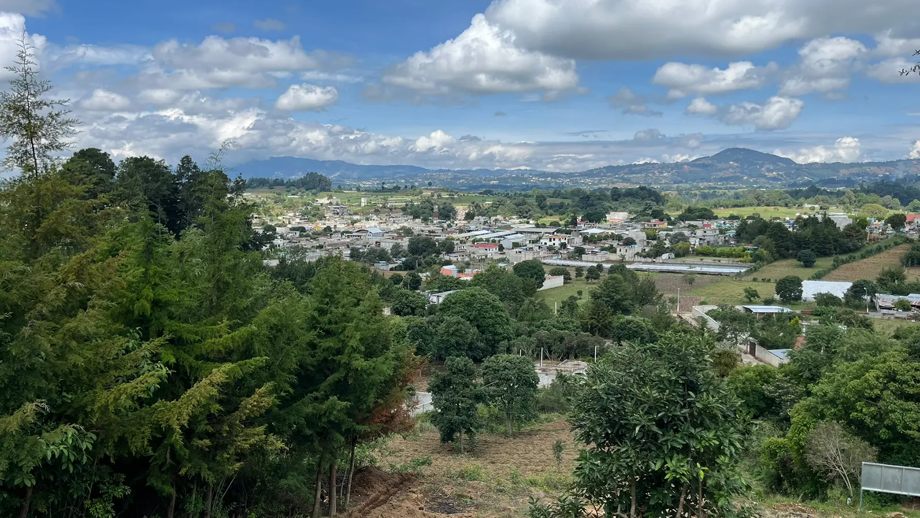 Guatemala hillside view