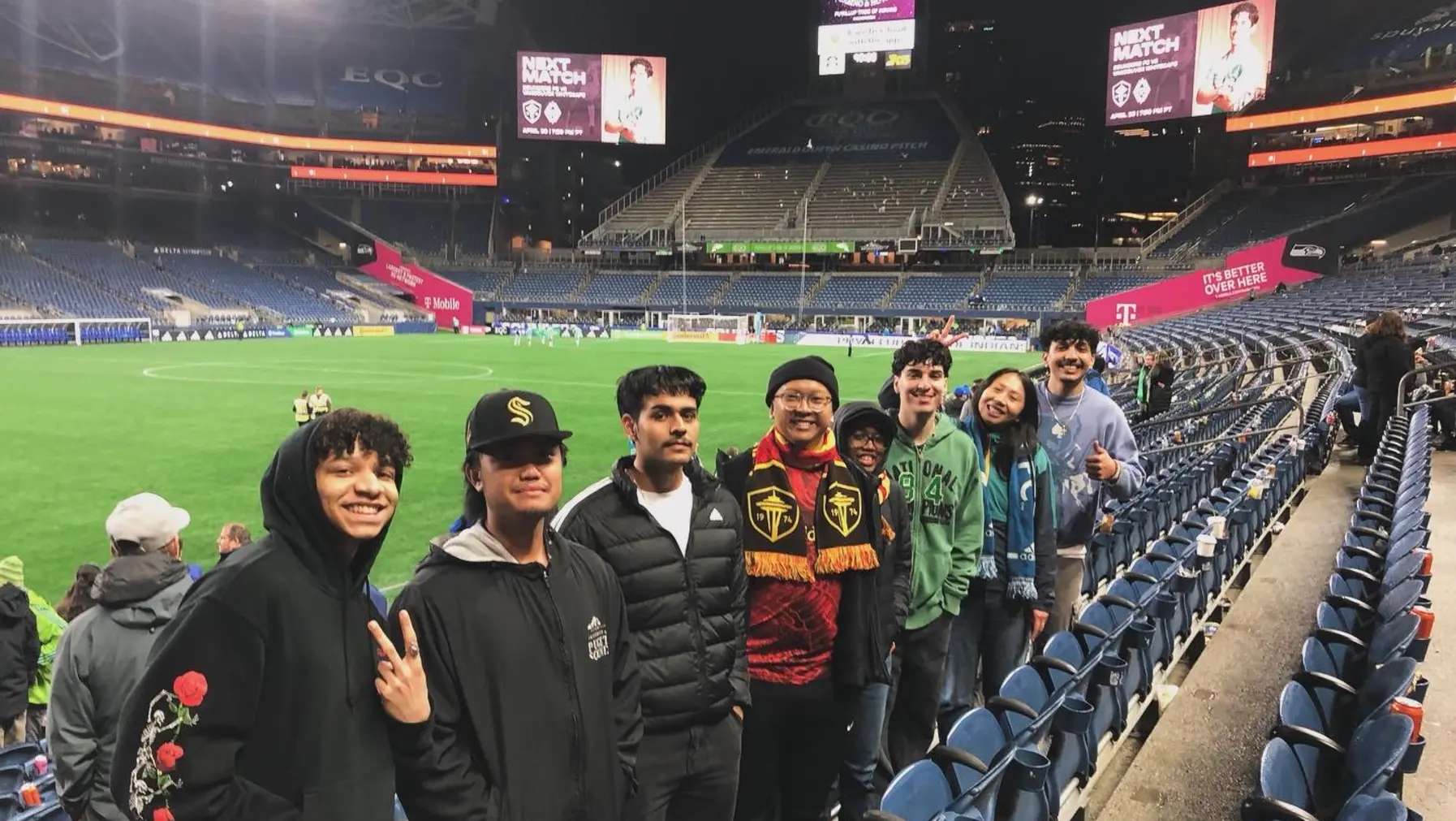 Sound Scholars outing to watch the Sounders.