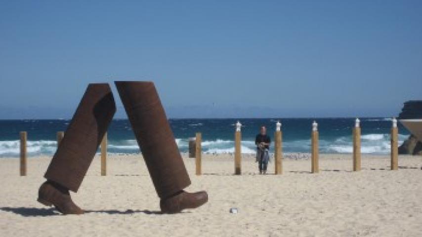 Megan Morrison, Places, Bondi Beach, Sydney, Australia, 'Beach Stroll'.JPG
