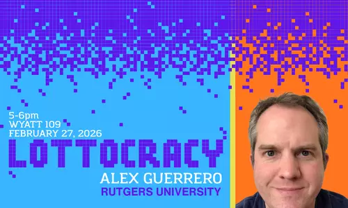 Lottocracy with Alex Guerrero event