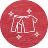 Image of Pants and a T-Shirt next to stars