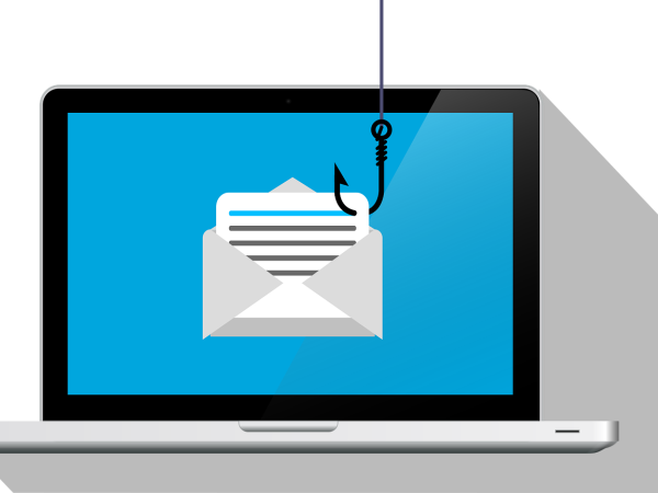 phishing hook on envelope icon