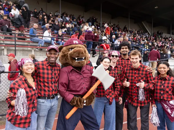 ASUPS with Grizz and President Crawford