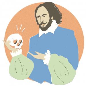 Illustration of Shakespeare