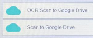 screenshot of option to use OCR on scanning through PaperCut on Konica copiers