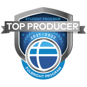 Fulbright Top Producer Badge 2021–22