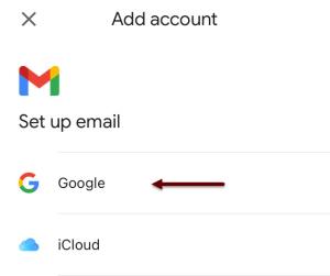set up email google
