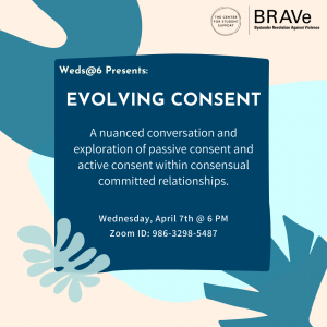 Consent event poster