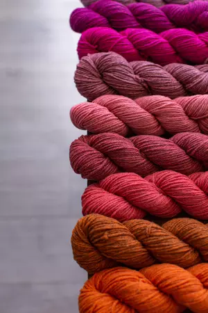 Brooklyn Tweed yarn. Photo by Jared Flood ’05.