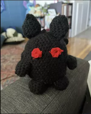 Mothman knit by Alicia Matz ’15