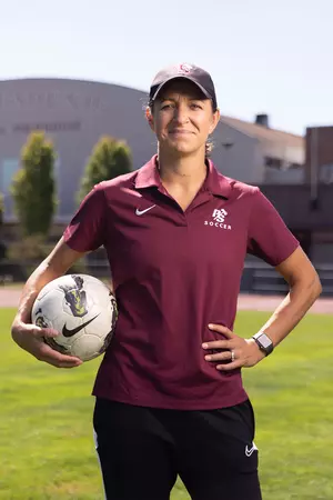 Women's soccer head coach Stephanie Cox