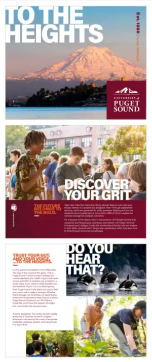 Enrollment marketing example