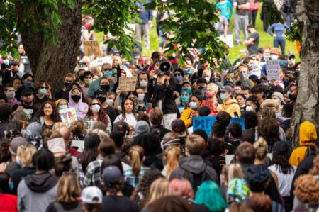 May 2020 BLM protest led by Puget Sound students
