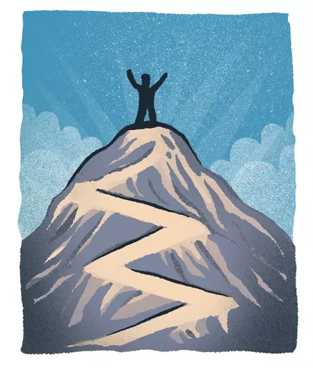 Trials and Triumphs. Illustration by Brent Bates.